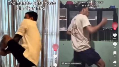 Polícia federal investiga trend 'caso ela diga não' por incitar violência contra mulher