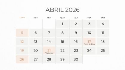 Feriados em abril 2026 oferecem oportunidades para folgas prolongadas no Brasil