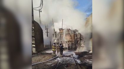 Incêndio em subestação de energia consome 30 mil litros de óleo em Embu-Guaçu