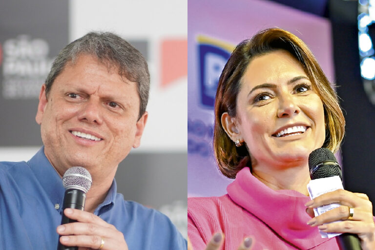 ausência de tarcisio e michelle no ato bolsonarista na avenida paulista levanta questionamentos