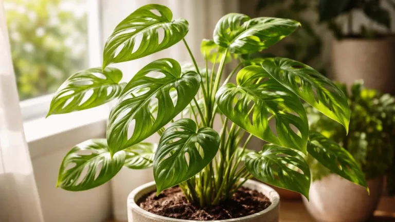 Monstera Mini Precisa de 6 a 8 Horas de Luz para Folhas Saudáveis