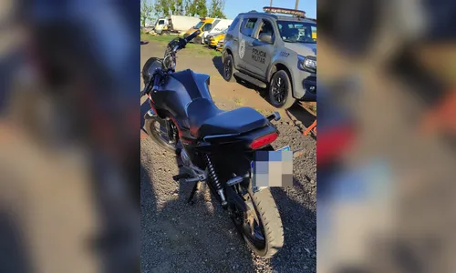 Jovem Sem CNH Tenta Fugir da PM e Tem Moto Apreendida em Apucarana