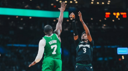 Timberwolves encerram jejum em Boston após 20 anos com vitória sobre Celtics