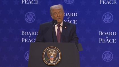 Trump anuncia desmilitarização e reconstrução de Gaza em Davos