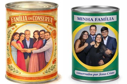 Direita responde a desfile sobre Lula com trend da família em lata de conserva