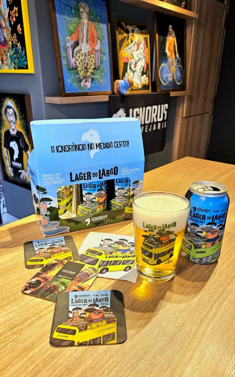 Lager do largo com pinhão conquista paladares brasileiros