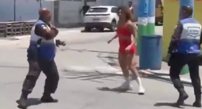 Mulher agride dois policiais e é detida em Japeri RJ