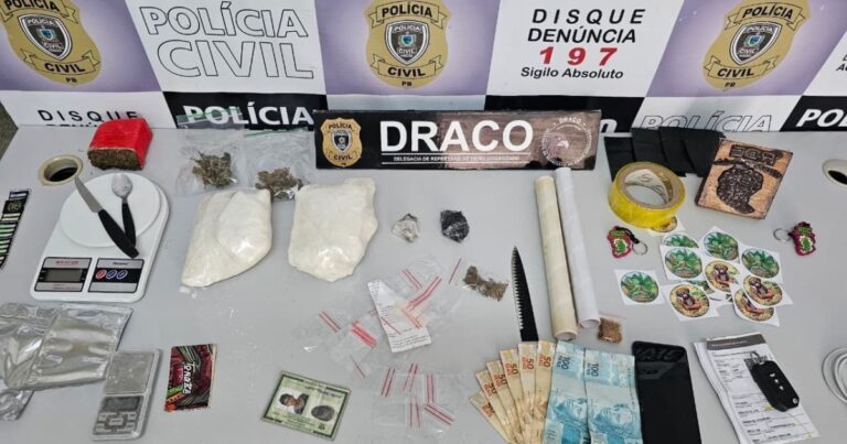 Polícia desmantela esquema de tráfico por delivery que movimentou r$ 15 milhões na paraíba