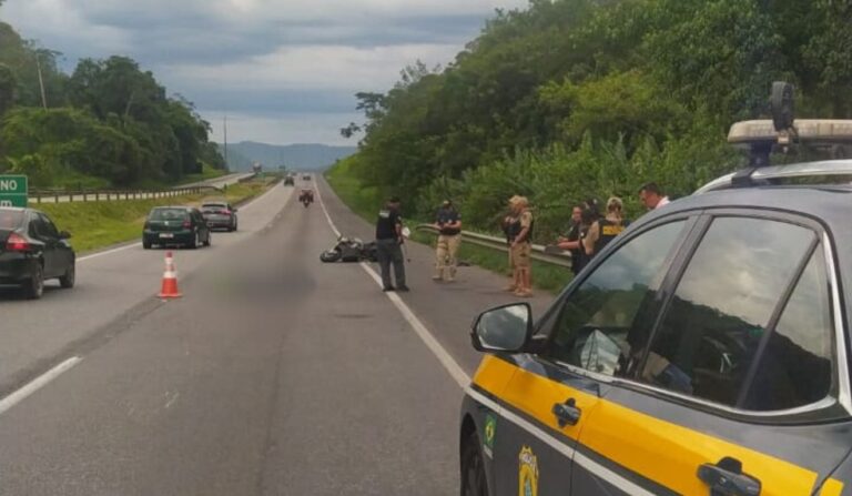 Policial militar morre em acidente de moto na br-277 em morretes