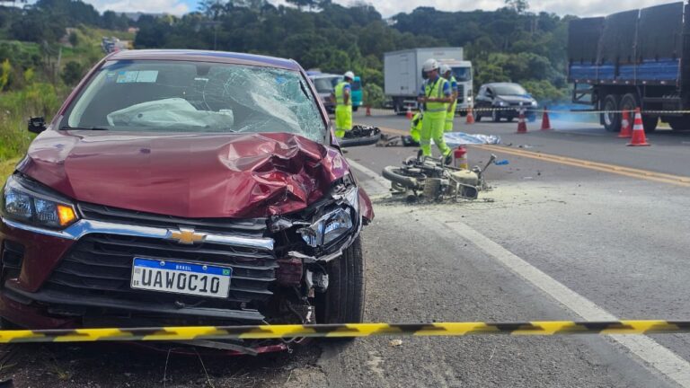 Acidente no contorno norte em Curitiba provoca morte de jovem