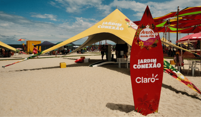 Arena mundo ric 2026 inicia programação gratuita na Praia Brava
