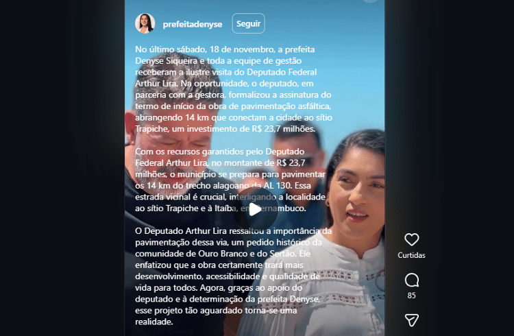 empresa de emendas de lira entrega asfalto com qualidade duvidosa em alagoas