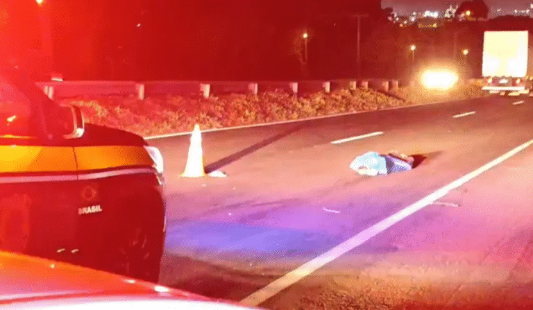 Homem morre atropelado na BR-376 em Ponta Grossa; trecho tem falta de iluminação