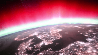 Aurora boreal vista da iss encanta astronauta japonês