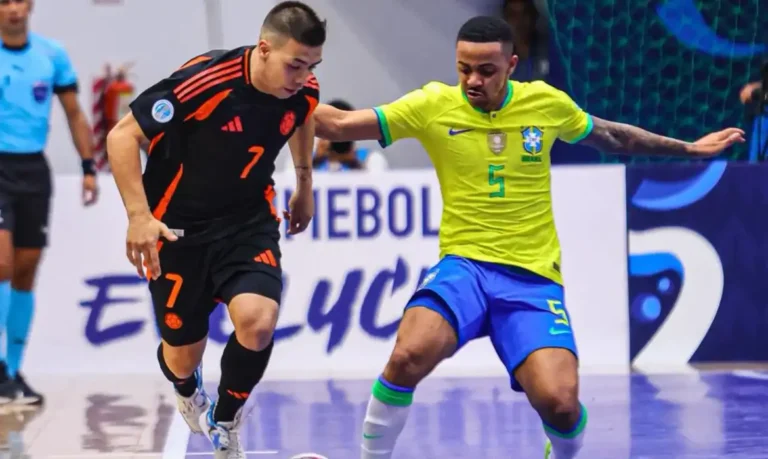 Brasil e Colômbia empatam na estreia da Copa América de Futsal