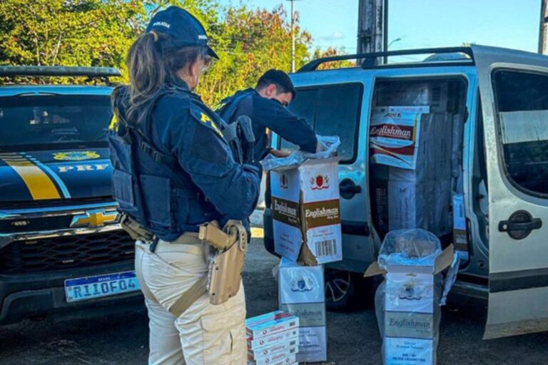 Cigarros contrabandeados provocam fuga de motorista na BR-116 CE