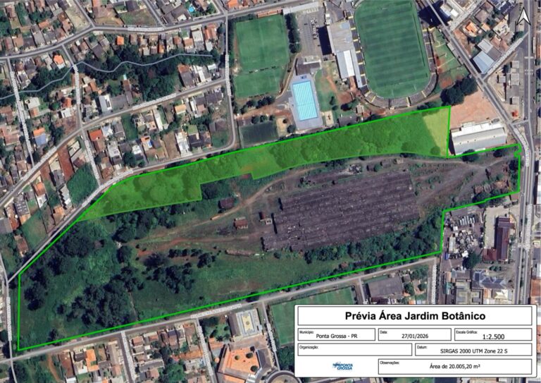 Prefeitura de Ponta Grossa recebe área para jardim botânico de 21 mil m²