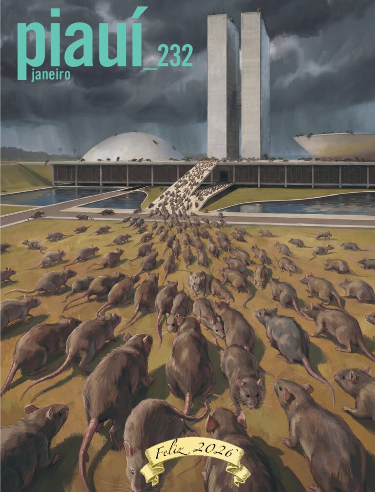 Como a revista piauí transformou a crise política em arte na capa de janeiro de 2026