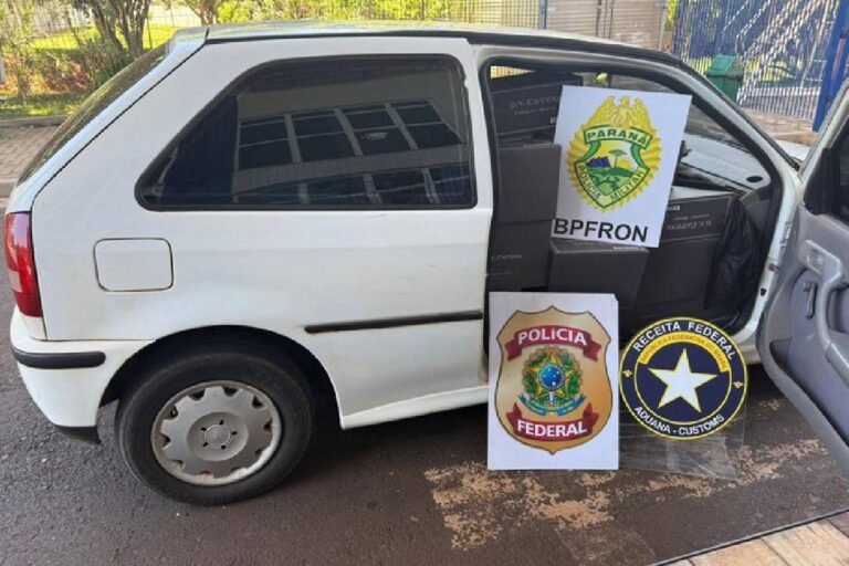 Carro apreendido no Paraná transportava 600 vinhos argentinos