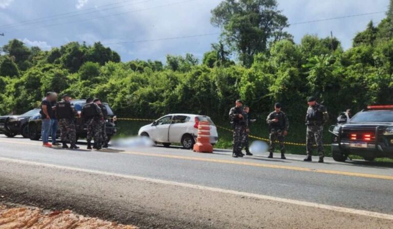 Confronto no Contorno Norte termina com casal morto após roubo em Curitiba