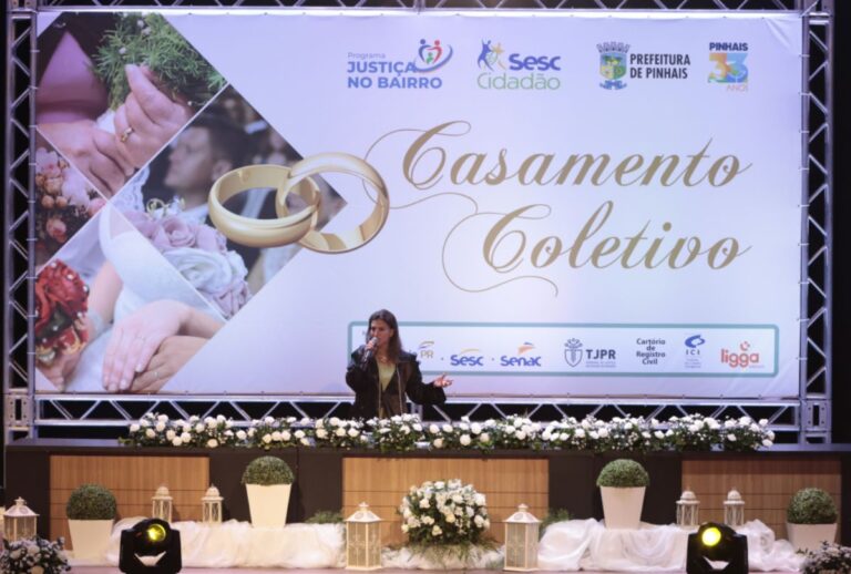 Inscrições abertas para casamento coletivo em Pinhais Grande Curitiba