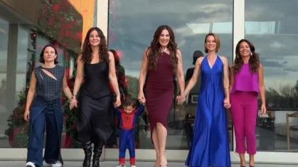 Filhas da ficção se reúnem com filho caçula de Cláudia Raia em vídeo especial