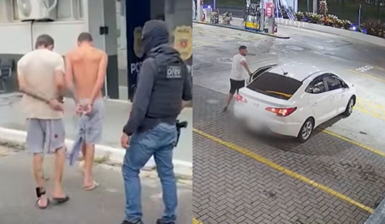 Dupla de assaltantes de motorista de aplicativo presa rapidamente em Curitiba