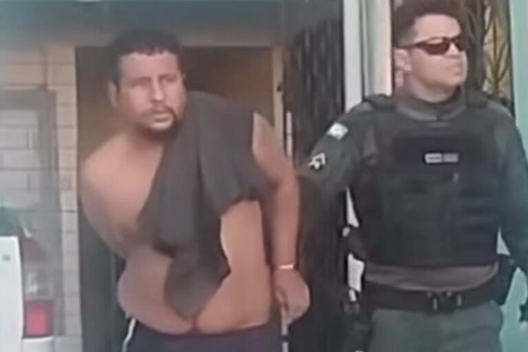 Homem é preso no Ceará por tentativa de feminicídio ao empurrar mãe pela janela