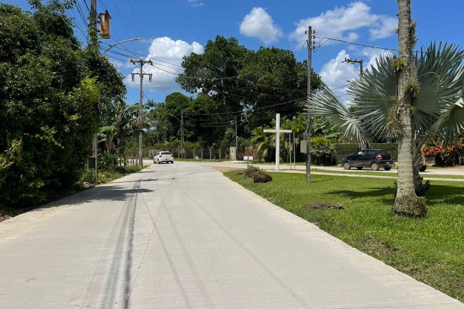 Nova estrada de concreto em Morretes recebe investimento de mais de 12 milhões