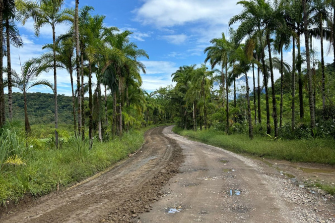 der/pr inicia estudos ambientais para pavimentação da pr-405 em guaraqueçaba