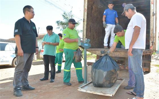 Programação da feira verde em Ponta Grossa com trocas de recicláveis por alimentos