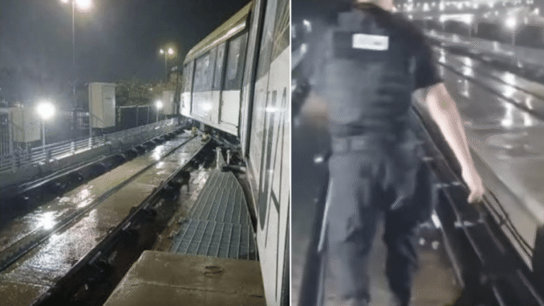 Aeromóvel do Aeroporto de Guarulhos sofre parada em teste na via