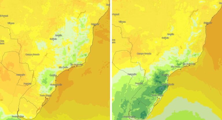 Nova frente fria deve derrubar temperaturas em São Paulo e Rio de Janeiro