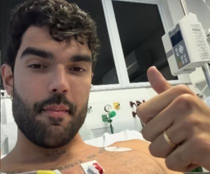Luan Pereira comenta cuidados com a saúde após arritmia cardíaca
