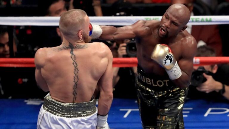 McGregor provoca Mayweather e aposta em nocaute rápido na Casa Branca