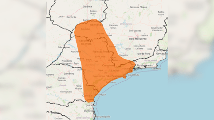Inmet alerta para chuva forte e ventos em São Paulo nesta quarta-feira