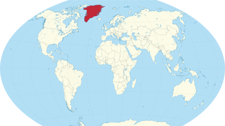Groenlândia tem tamanho real muito menor do que mapas indicam