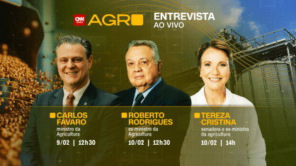 CNN Agro estreia com entrevistas exclusivas sobre agronegócio brasileiro