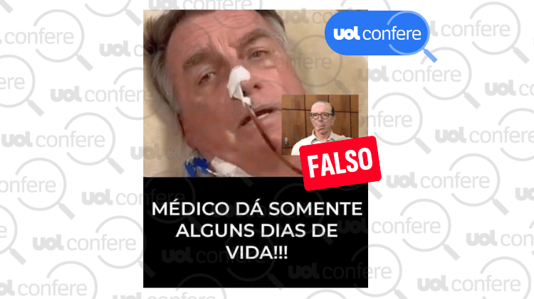Bolsonaro não tem diagnóstico de poucos dias de vida, diz checagem