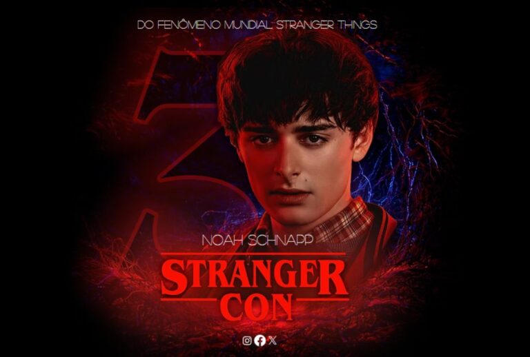 Noah Schnapp agita Curitiba com evento temático de Stranger Things