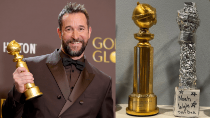 Estatueta do globo de ouro feita por filho emociona ator de The Pitt