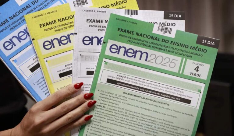 Notas do Enem 2025 disponíveis para consulta a partir de sexta-feira