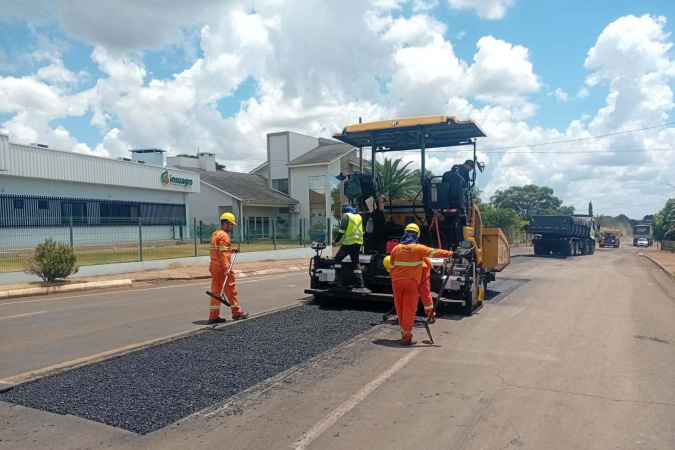Melhorias no pavimento reforçam ligação rodoviária entre Pérola d'Oeste e Planalto