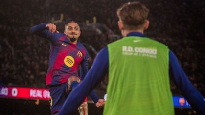 Barcelona retoma liderança da LaLiga com gols de Raphinha, Olmo e Yamal