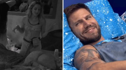 BBB 26: selinho entre Samira e Jonas gera brincadeira sobre upgrade