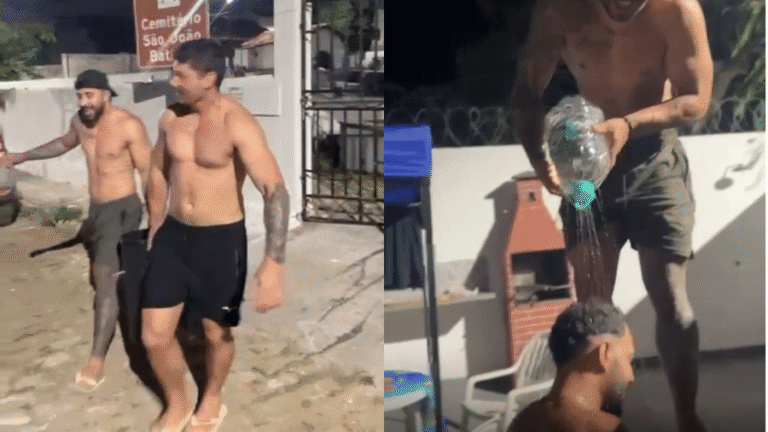 Cemitério se torna fonte de água para turistas em Guarapari durante crise de abastecimento