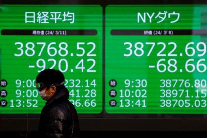 Bolsas da Ásia refletem tensão geopolítica e preocupações fiscais em Tóquio