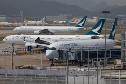 Incêndio afeta terminal 1 do Aeroporto Internacional de Hong Kong