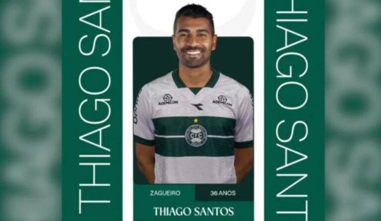Thiago Santos reforça defesa do Coritiba para a temporada 2026