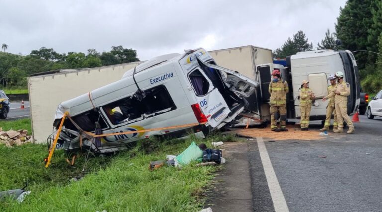 Seis mortos em grave acidente na BR-116 após tentativa de roubo de caminhão